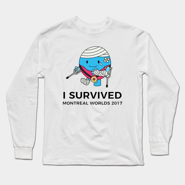 I SURVIVED MONTREAL Long Sleeve T-Shirt by Flipflytumble